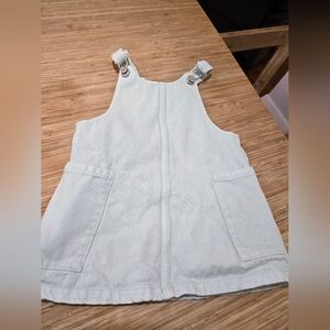 Zara Toddler Denim Overalls Dress Size 2-3t